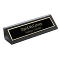 Name Plate Wedges - Black 2" x 10"